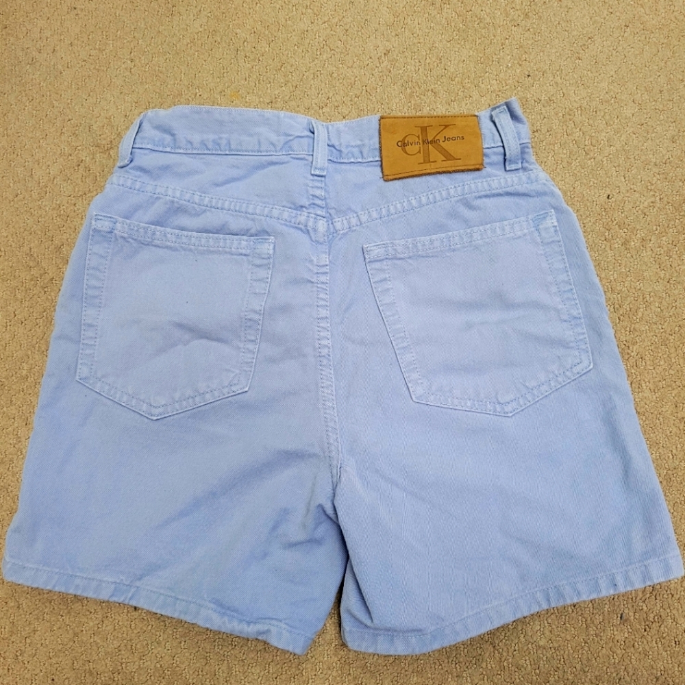 Calvin Klein Periwinkle Jean Shorts